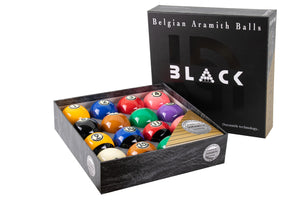 Aramith Pure Phenolic Pool Balls Regulation Billiard Ball Set (Tournament Black) 2-1/4"