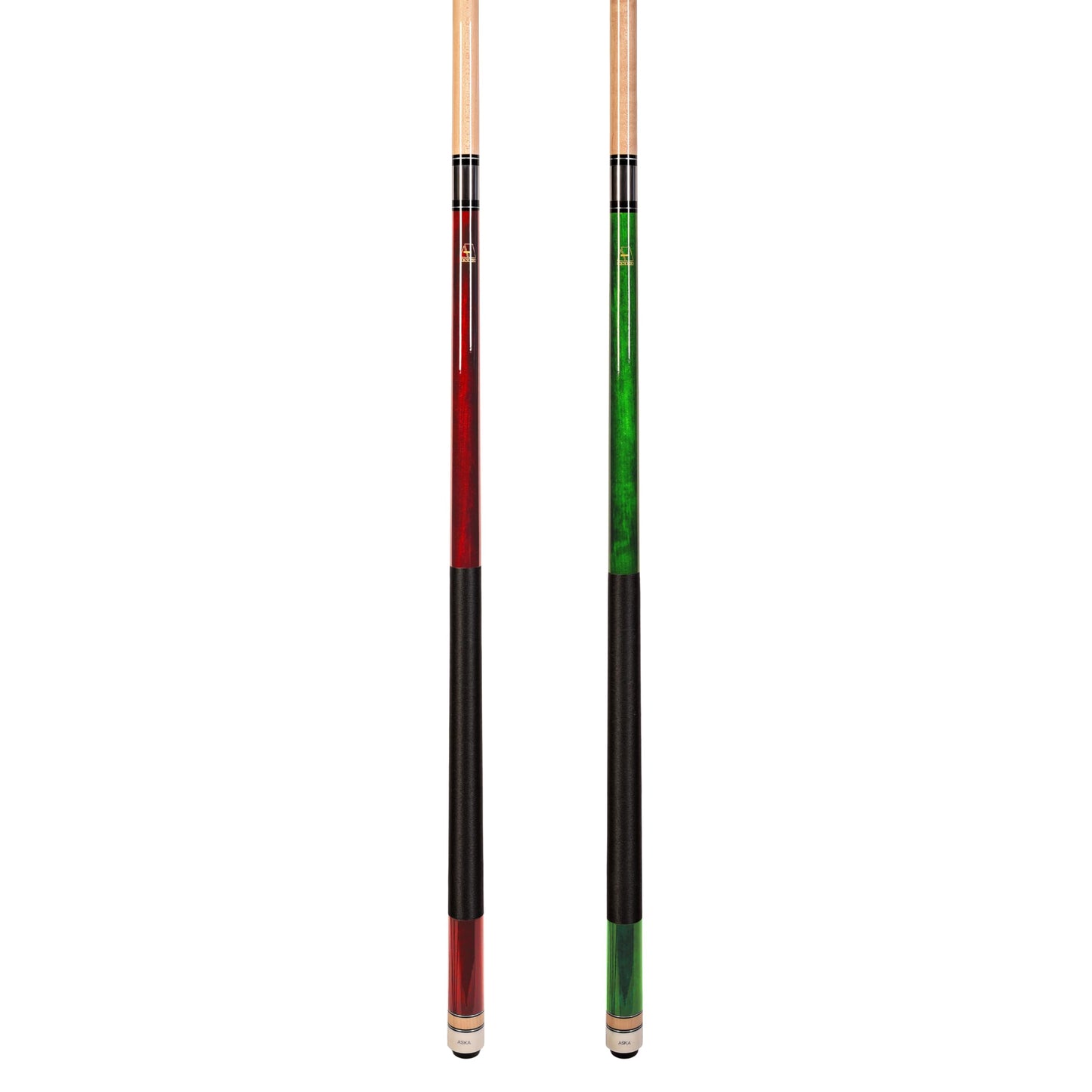 ASKA Set of 2 Pool Cue Sticks, 58
