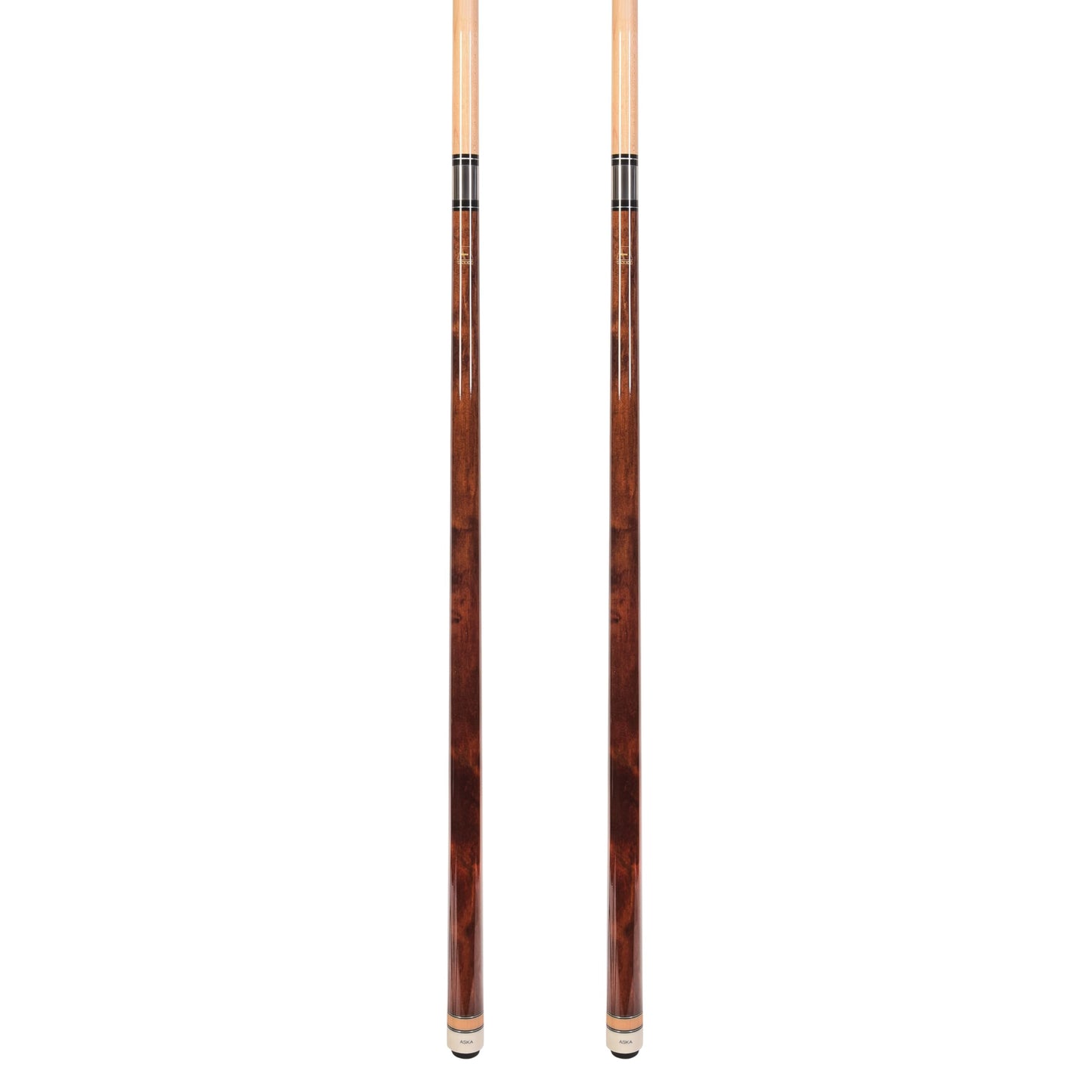 ASKA Set of 2 Pool Cue Sticks, 58