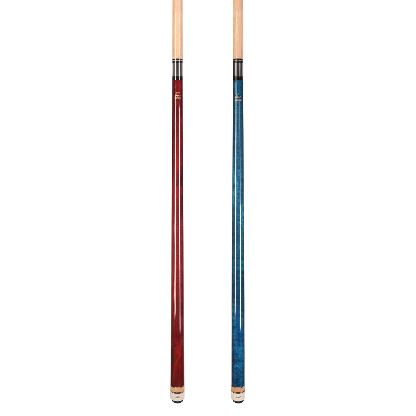 ASKA Set of 2 Pool Cue Sticks, 58