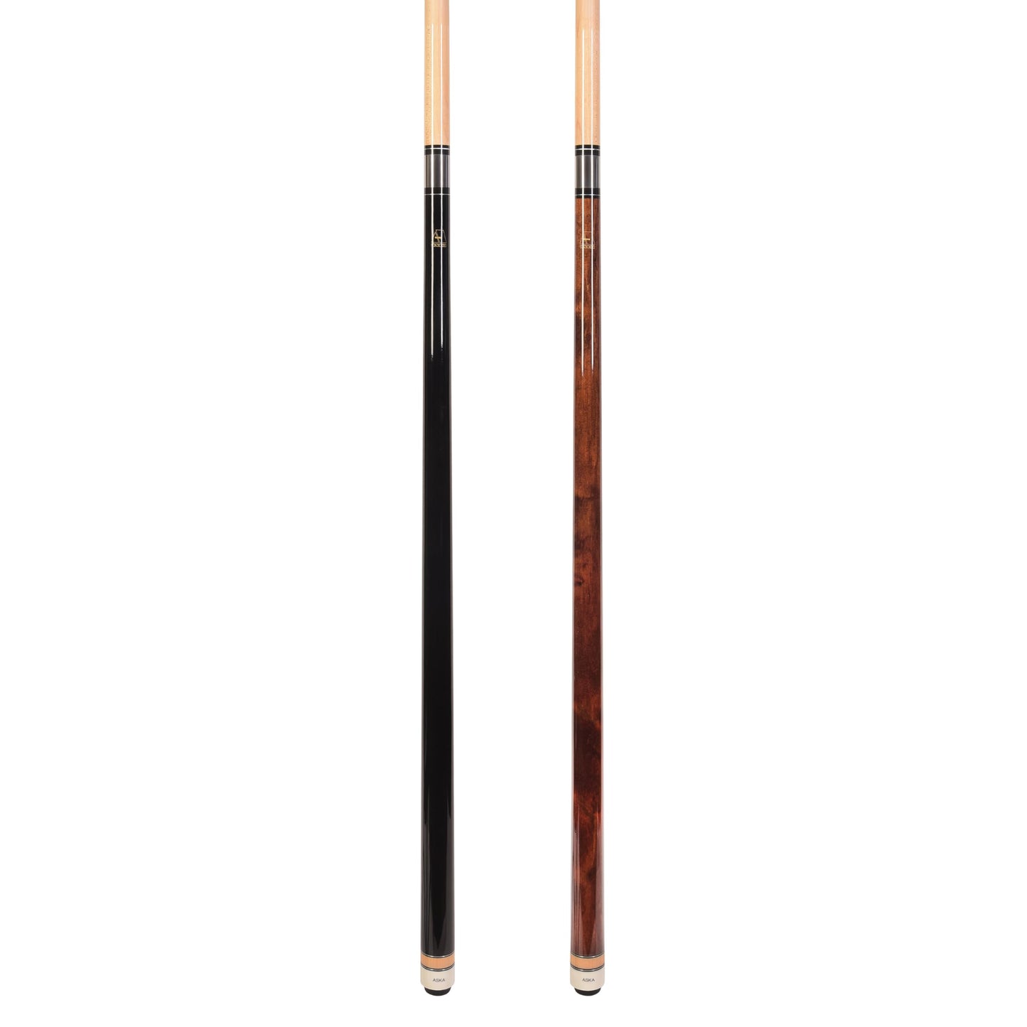 ASKA Set of 2 Pool Cue Sticks, 58