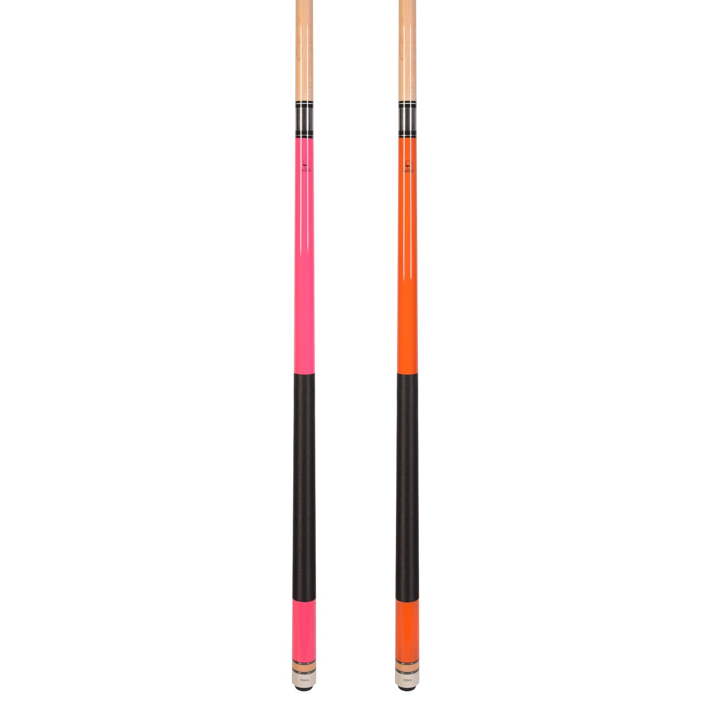 ASKA Set of 2 Pool Cue Sticks, 58