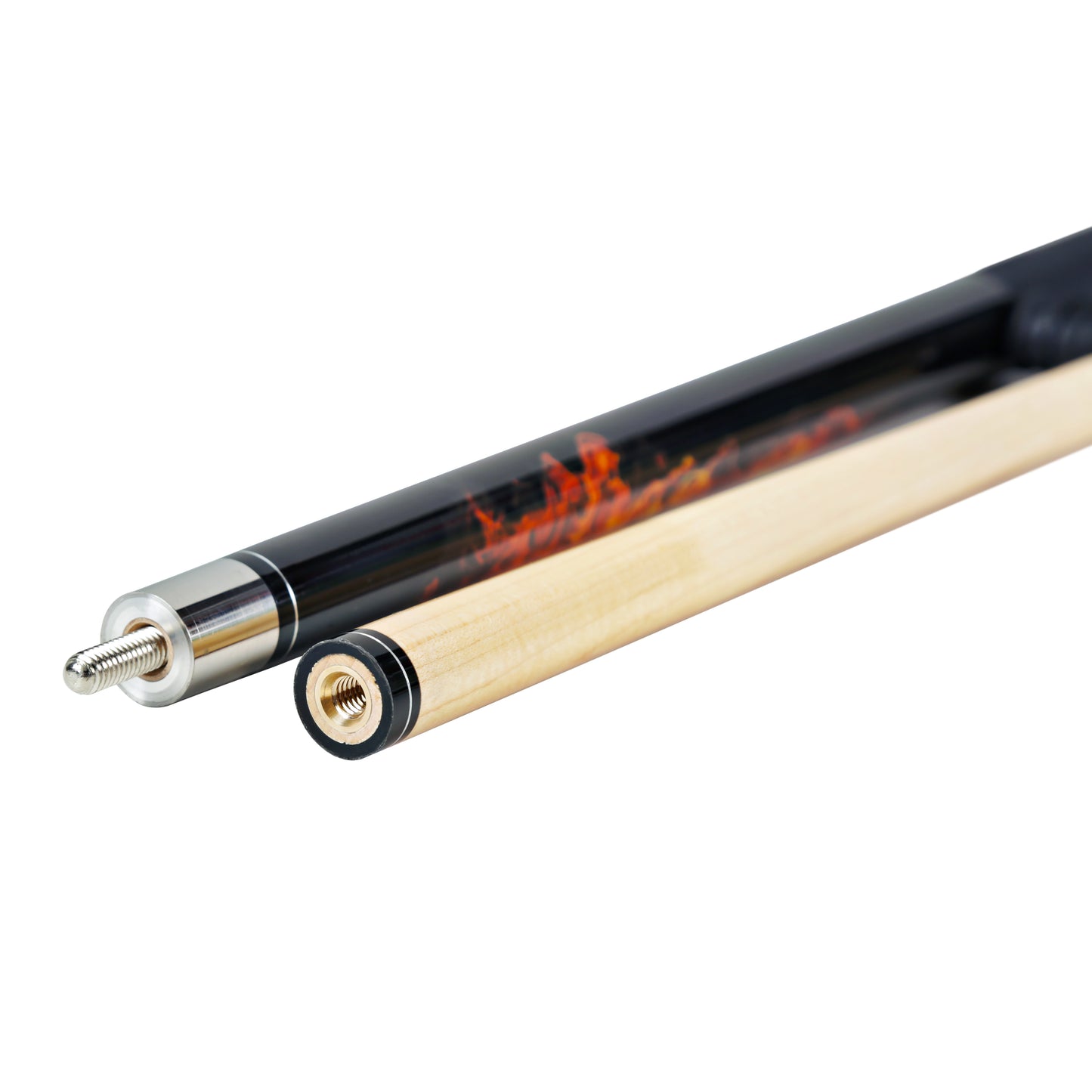 ASKA Fireball Playing Pool Cue Stick, Irish Linen, 12.75mm Layered Hard Tip, (FBPC)