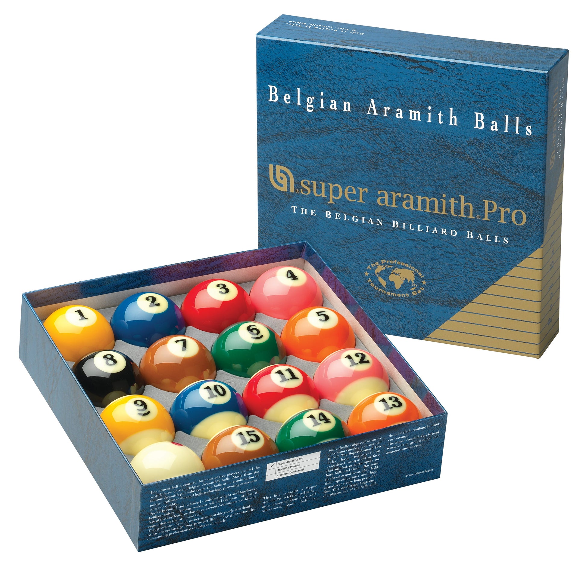 Super Aramith Pro TV Pool Ball Set — view 1
