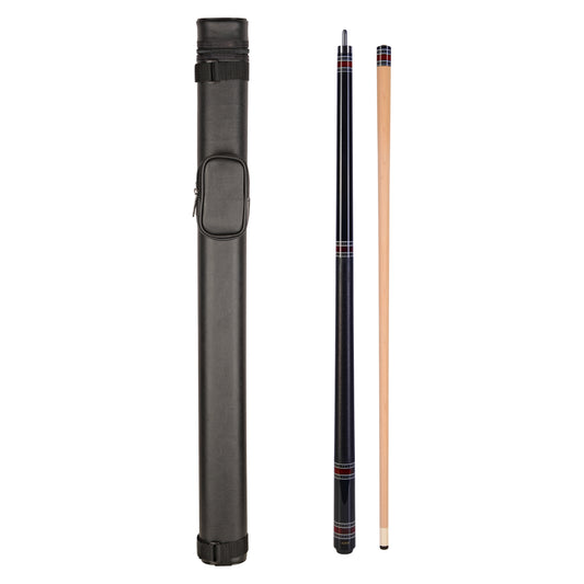ASKA A1 Black pool cue and one-cue case combo. C11A1BLK