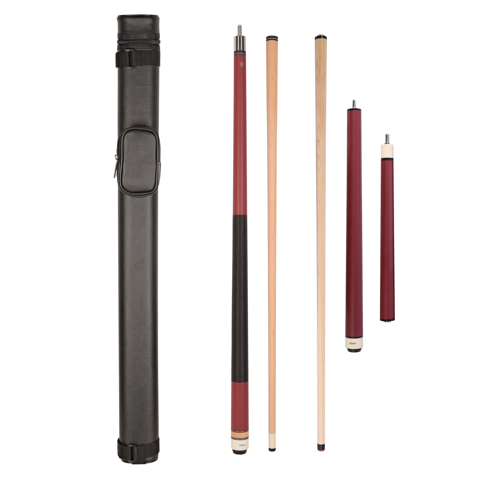 ASKA L2 Matte Red Stick and Matte Red Jump Break Stick 1x1 Case Combo