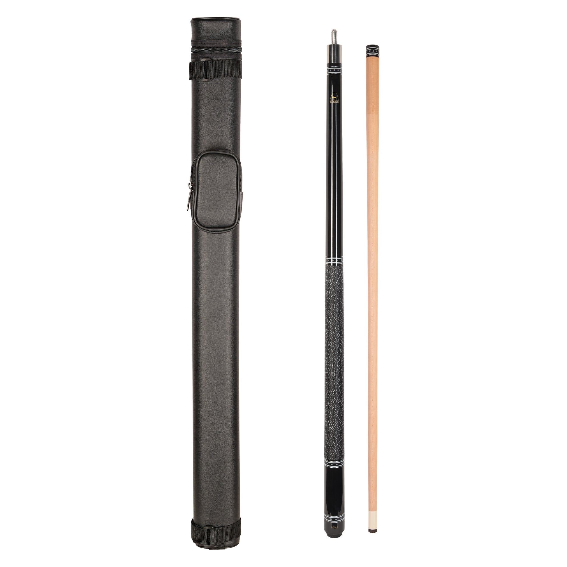 ASKA L9 Black Pool Cue and 1x1 Case Combo C11L9BLK