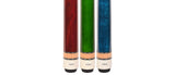 Set of 3 Aska L3 Pool Cue Sticks, 58", 13mm Tip, Hard Rock Canadian Maple Shaft, Wrapless, L3S3
