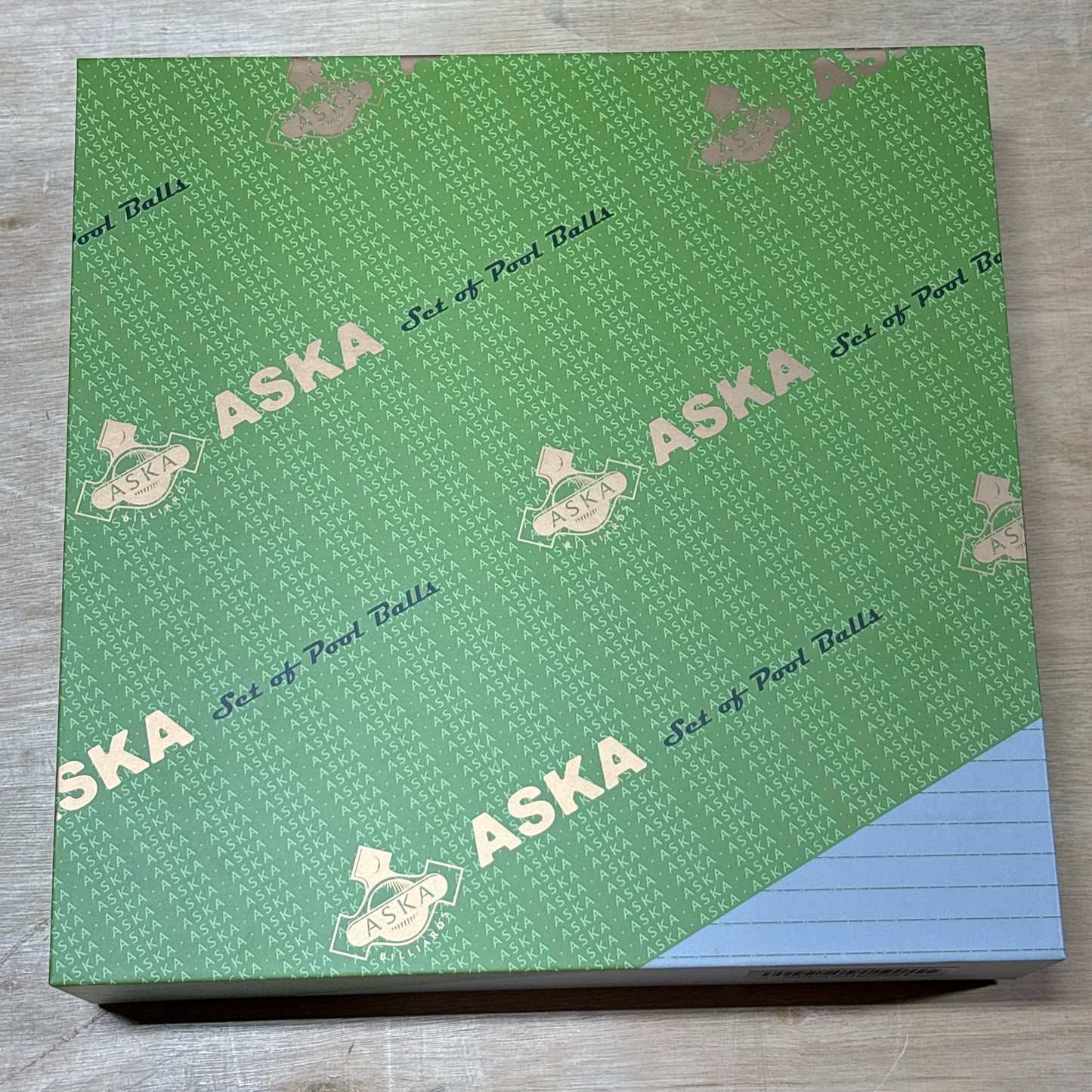 Aska Billiards Grade A Pool Boston Numbered Balls Set, 16 Balls Including a Cue Ball, 2 1/4 inch, PB17