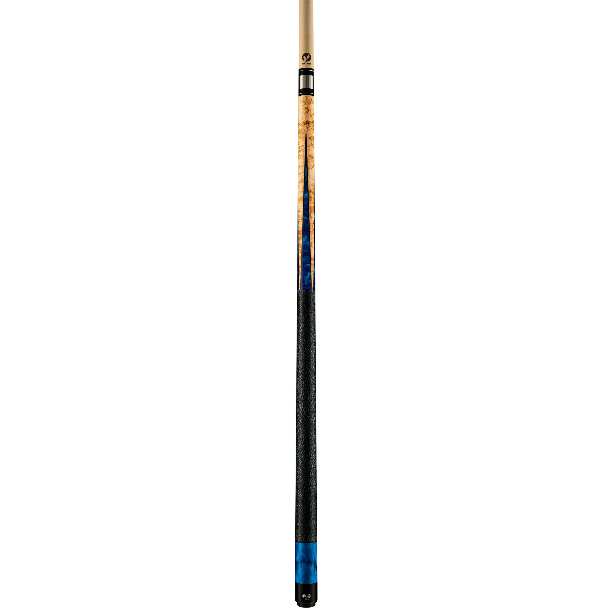 Full view of the Helix HL0304 pool cue with a straight shaft and butt.