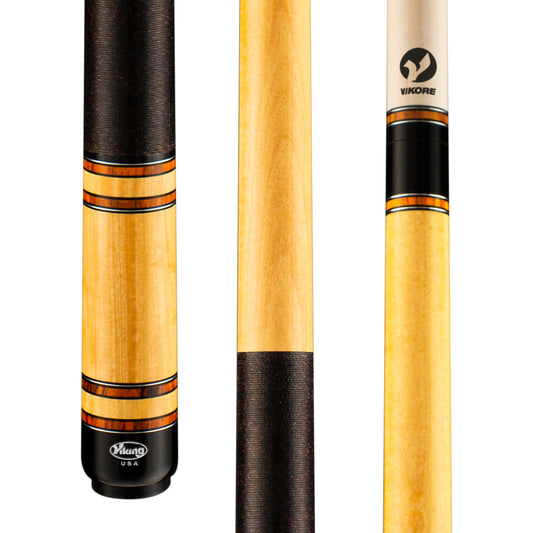 Viking Impero IM0500 pool cue butt and shaft details.