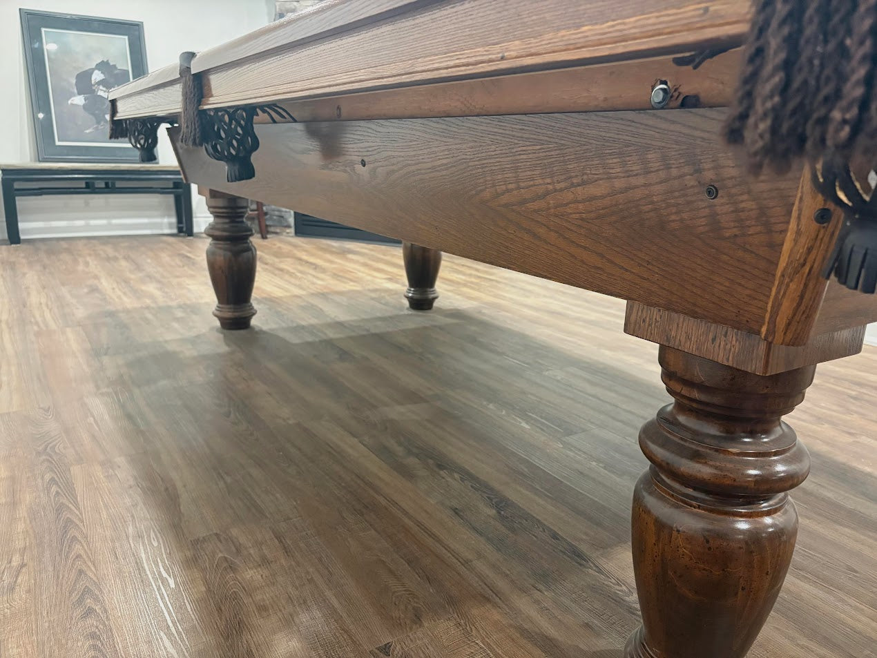 9' Dufferin Classic Preowned Snooker/Pool Table | Roasted Oak Slate