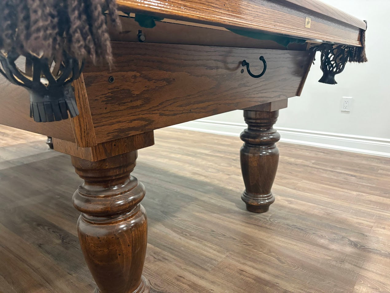 9' Dufferin Classic Preowned Snooker/Pool Table | Roasted Oak Slate