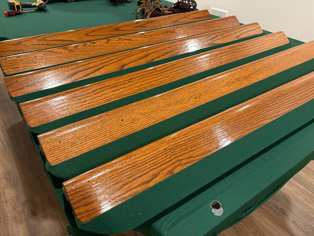 9' Dufferin Classic Preowned Snooker/Pool Table | Roasted Oak Slate