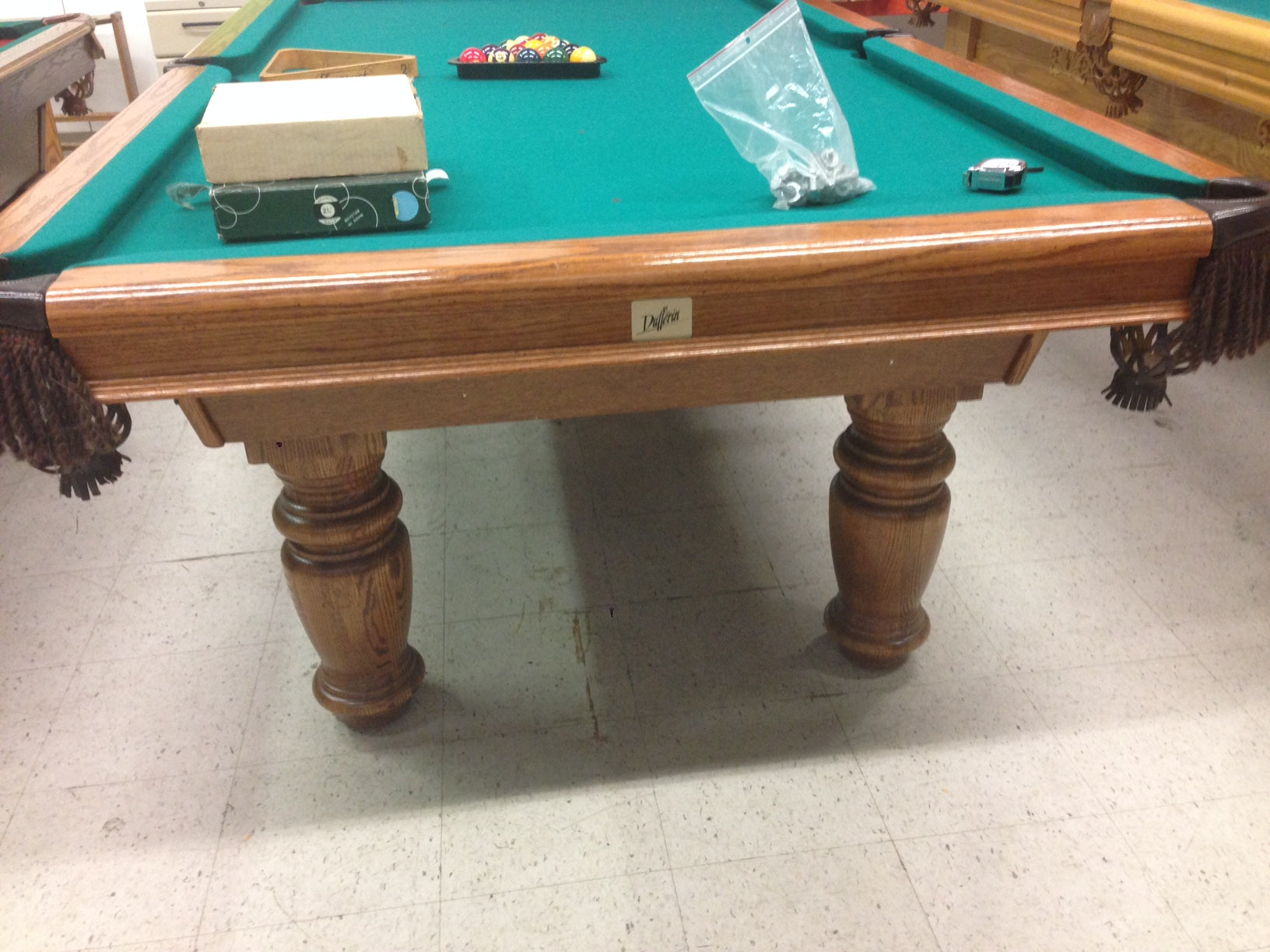 Low-angle view highlighting wooden frame construction and leg design