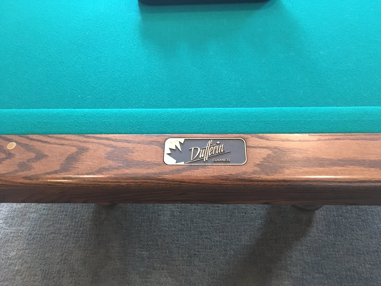 Dufferin Anniversary 8-Foot Pool Table | Preowned Smokey Oak Billiard