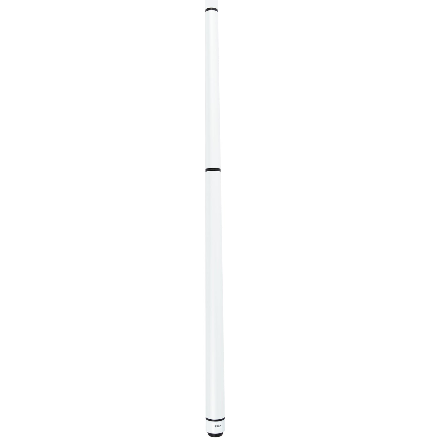 25-Ounce Heavy Hit Matte White Jump Break Cue Stick Aska JBC, Jump/Break Cue. 14-mm Tip, Hard Rock Canadian Maple Shaft
