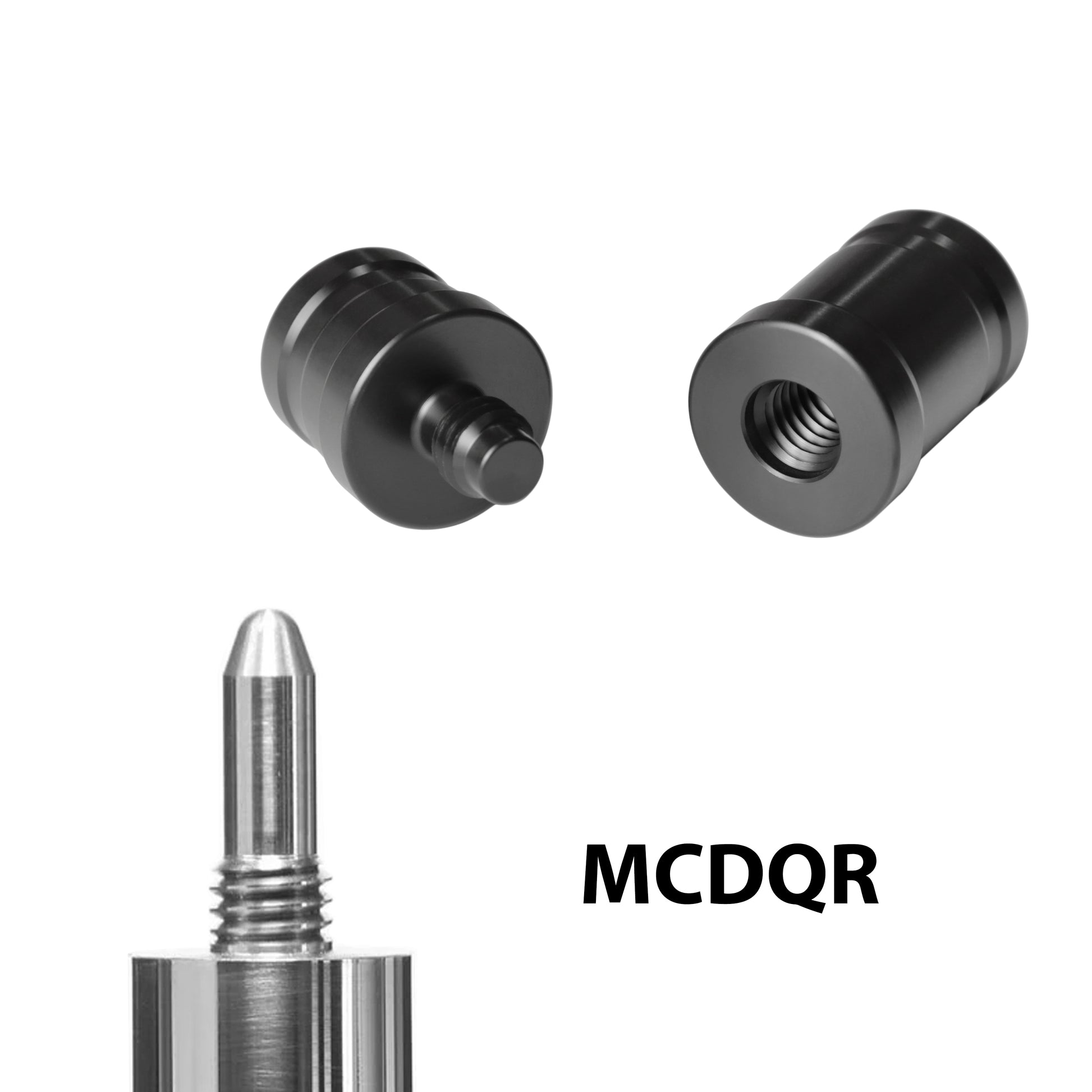Multi-view graphic of MCDQR joint protectors and a detailed pin.