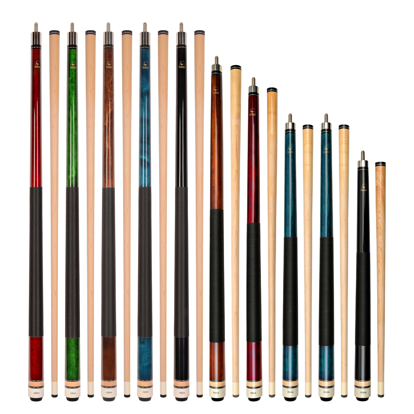 Surprise Box. (Certified Grade B). 10 random ASKA Pool Cues, 58