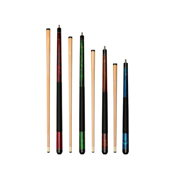 ASKA LS4 set of four short pool cues in .