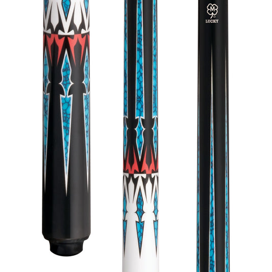 McDermott Lucky L81 Pool Cue – Hard Rock Maple, No-Wrap Handle, 3/8x10 Joint, 13mm Tip