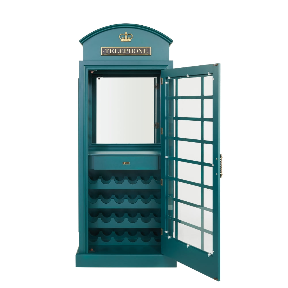 Old English Phone Booth Bar Cabinet - RAM Game Room OEBRCB
