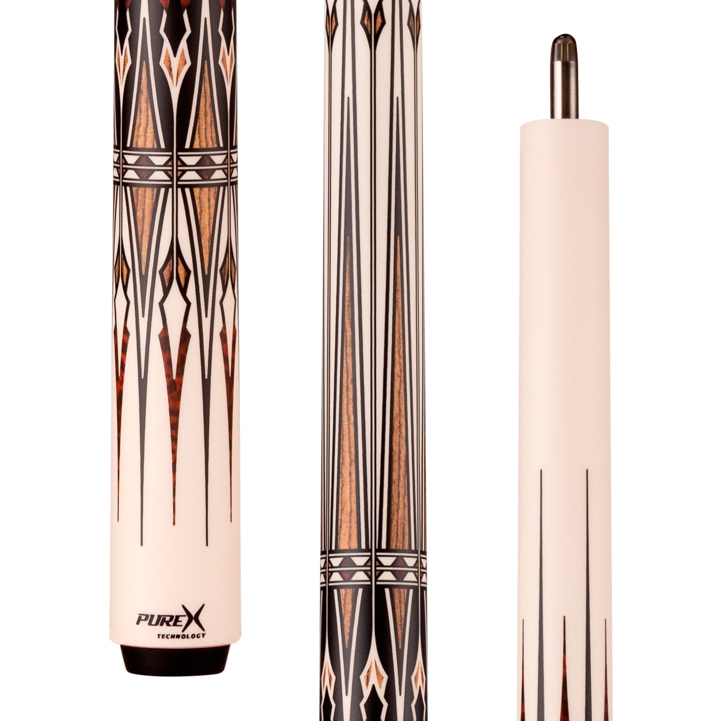 Pure X PX04-B18T Pro Ivory Drift Wrapless Pool Cue Butt | Maple