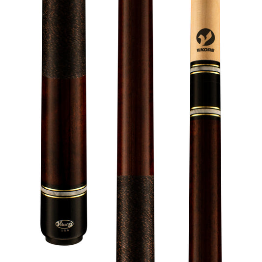 Viking Storm ST0405 pool cue butt and shaft close-up.