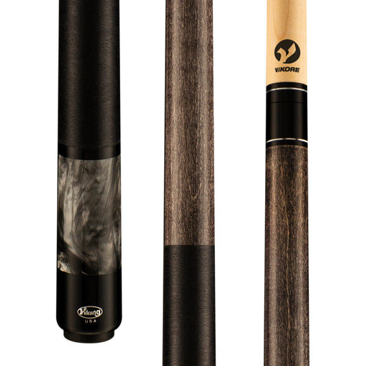 Viking Storm ST0711 cue with Vikore shaft and unique marbled grip section.