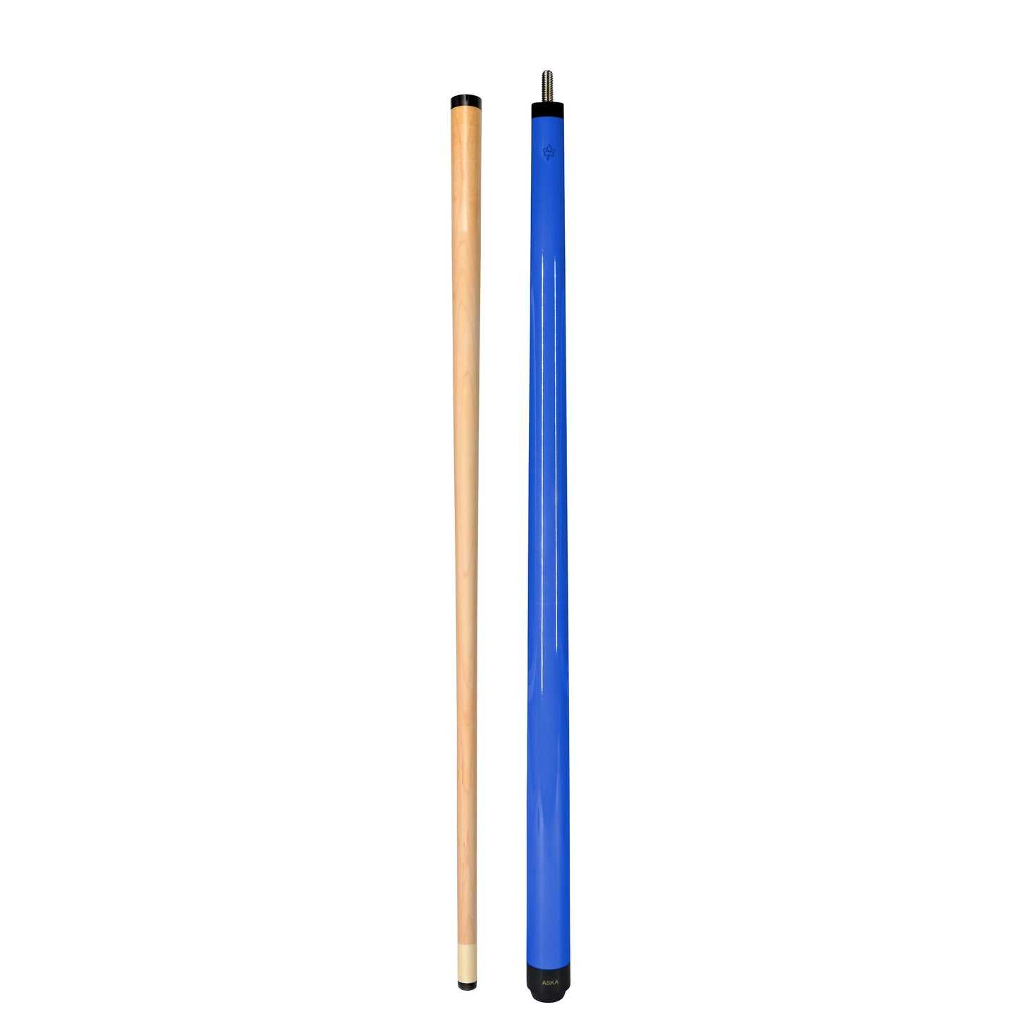 ASKA Short Pool Cue Electric Blue 48" Stick, SWP48B