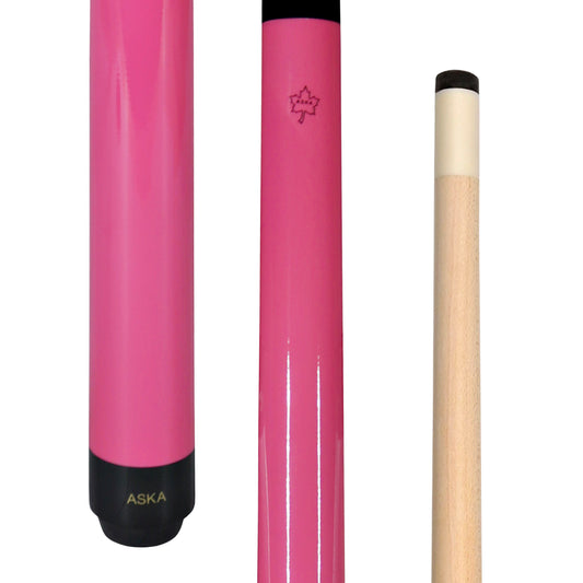 ASKA Short Pool Cue Neon Pink 48" Stick, SWP48P