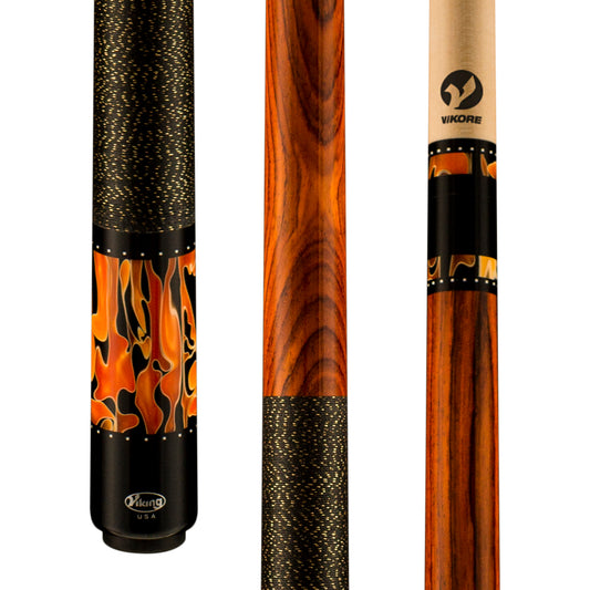 Viking Twilight TW0400 pool cue butt and shaft views.