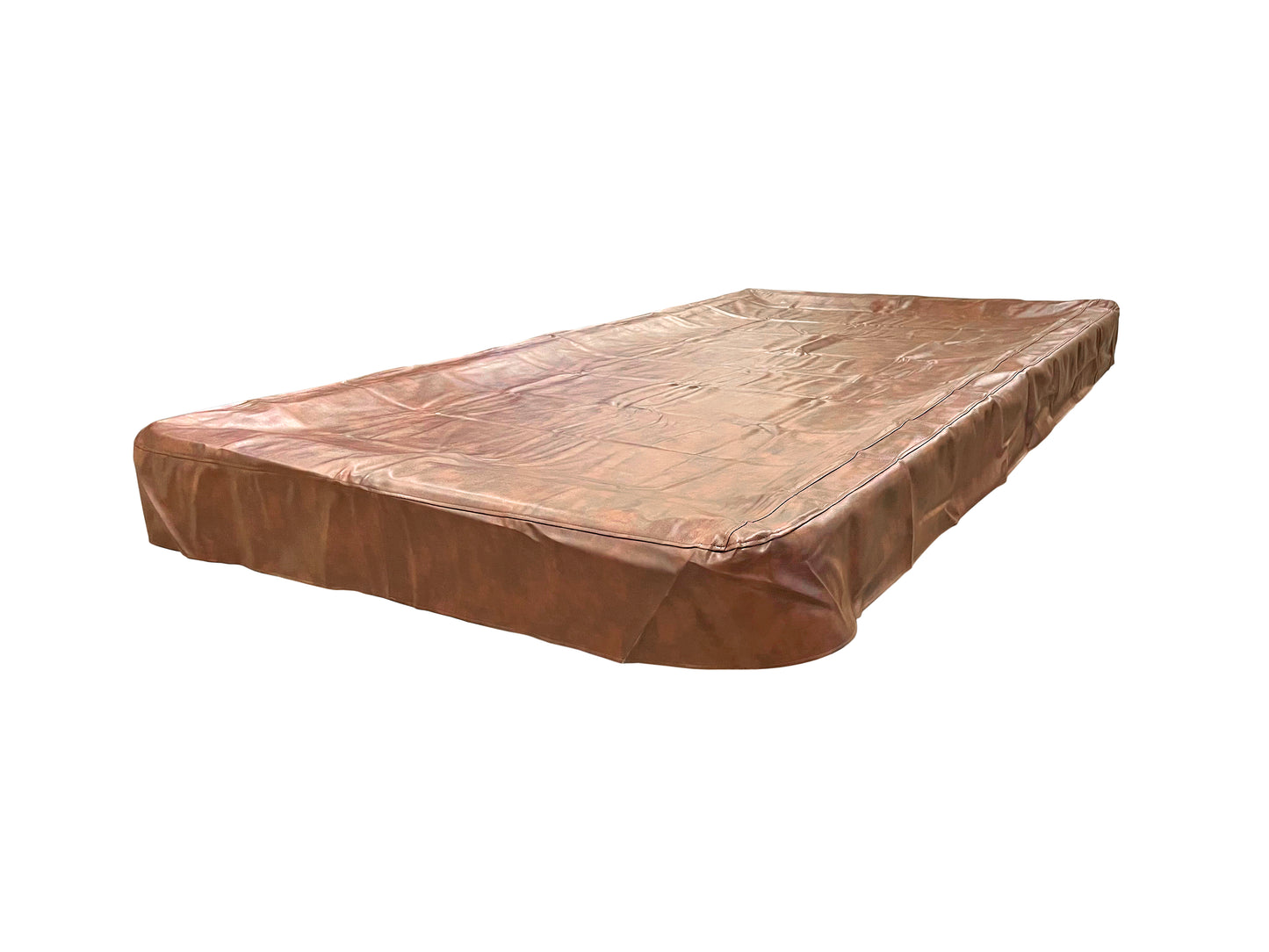 Billiard Table Cover, 7-Feet Brown Heavy Duty PVC