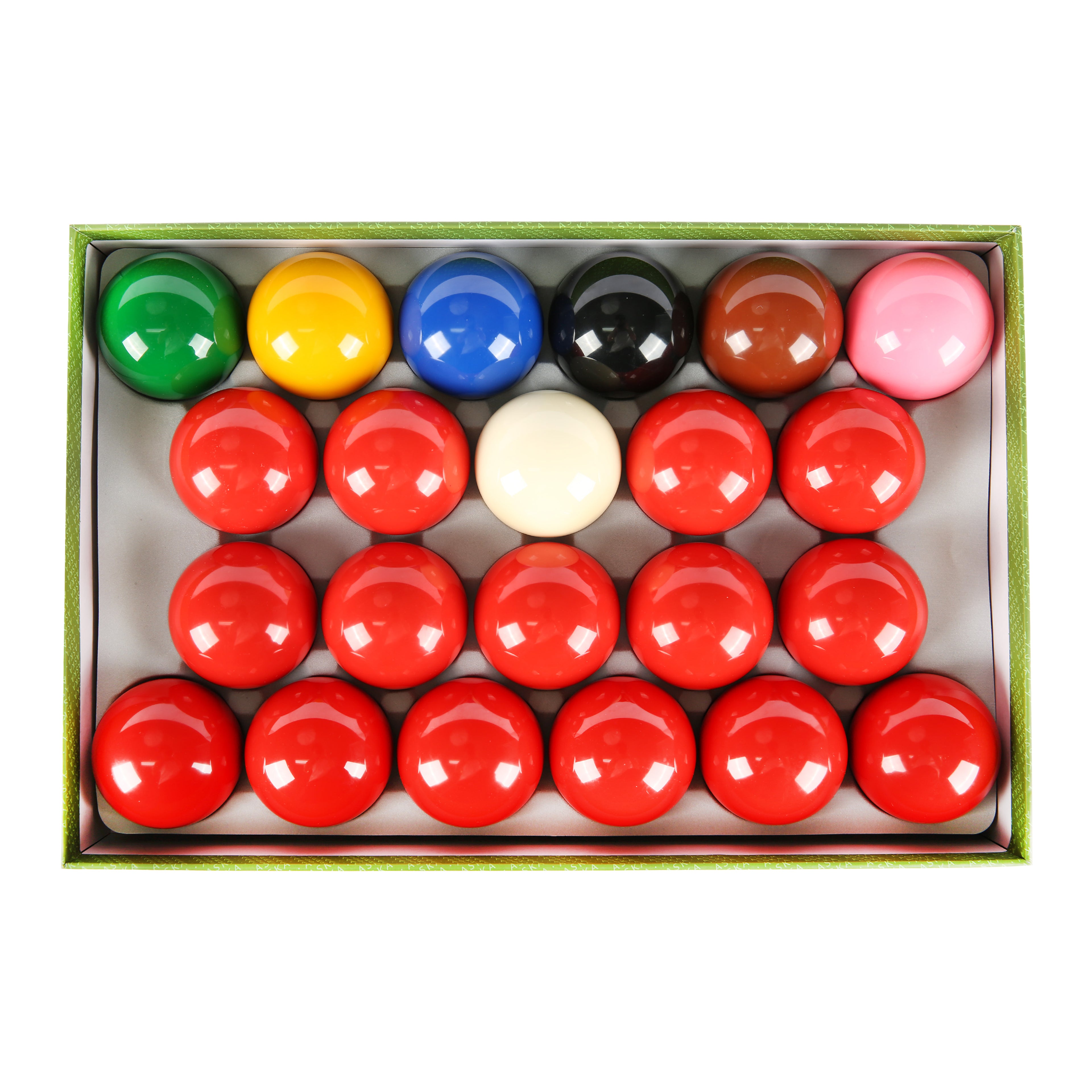 ASKA SB01 Snooker Ball Set – 22 Balls, 2-1/4