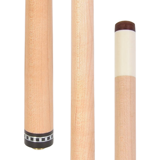 ASKA Uniloc 12.75mm Extra Spare Shaft with Dashed Ring. Canadian Hard Rock Maple, Black Collar with Black Dashed Ring, XS1275DRUNI