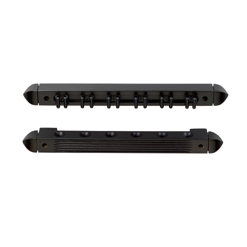 HJ Scott 6-Cue Roman Wall Rack - Black
