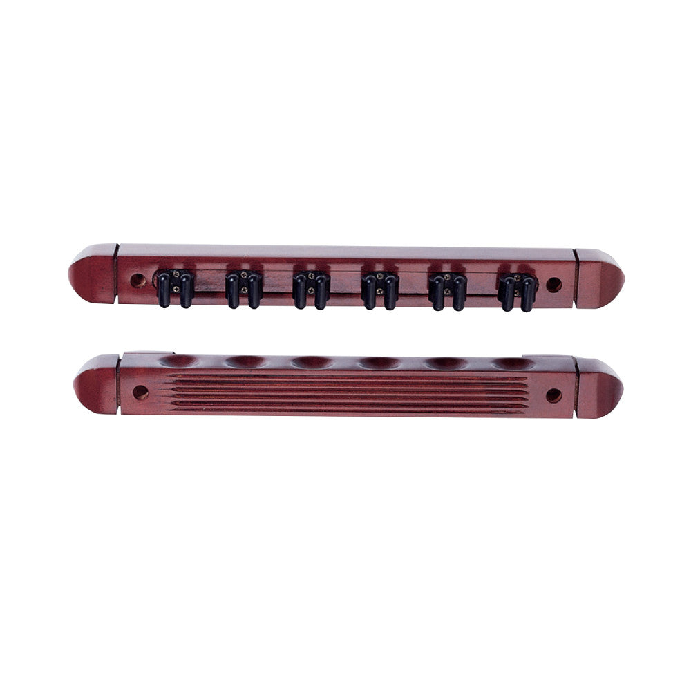HJ Scott 6-Cue Roman Wall Rack - Cherry