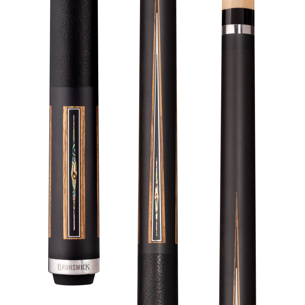 Brunswick x Lucasi Ebony 180th Anniversary Cue - full view
