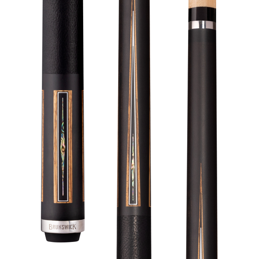 Brunswick x Lucasi Ebony 180th Anniversary Cue - full view