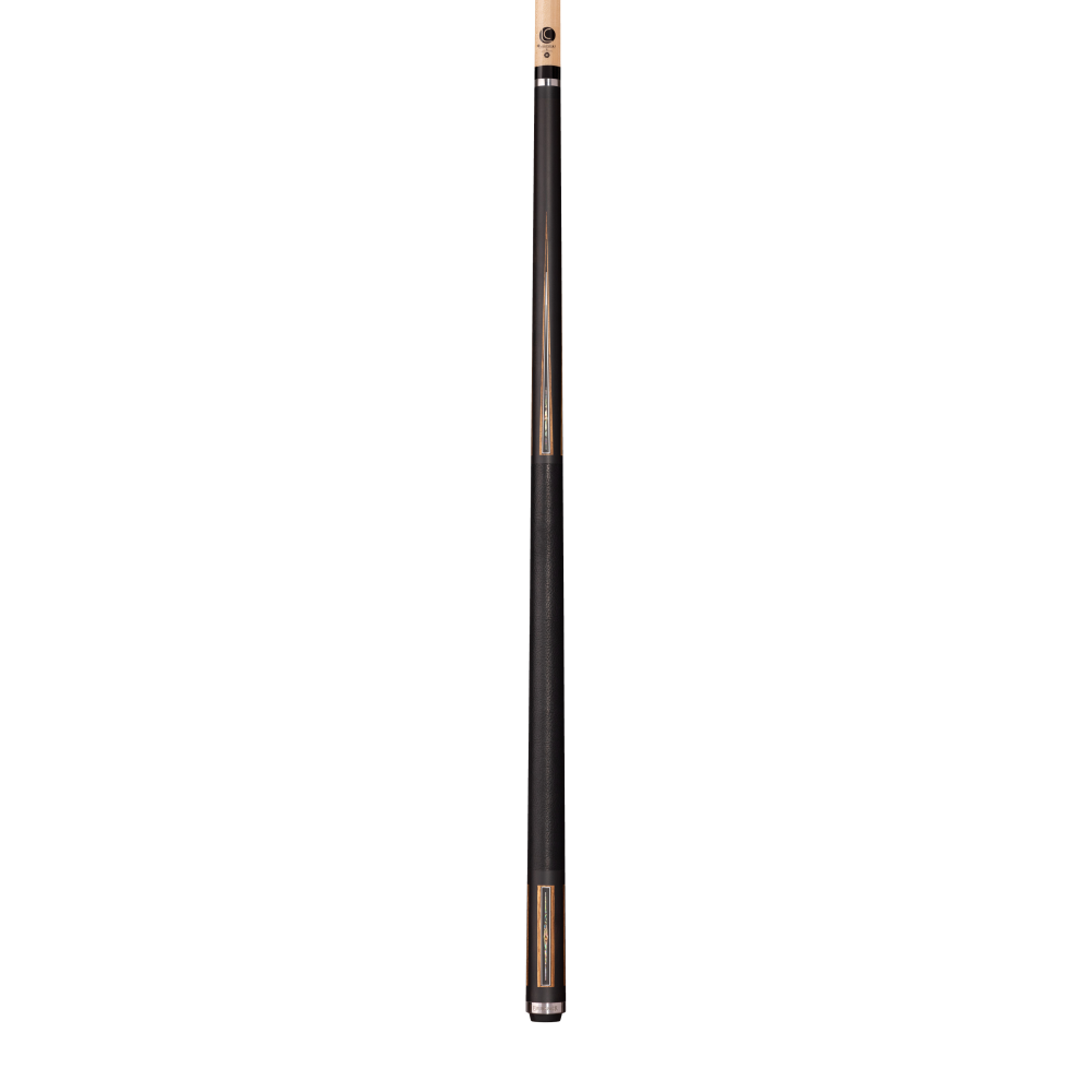 Brunswick x Lucasi Ebony cue - forearm inlays