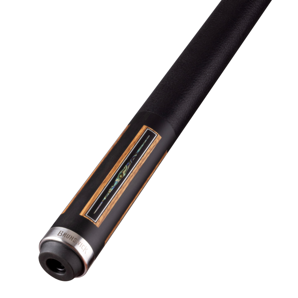 Brunswick x Lucasi Ebony cue - leather wrap