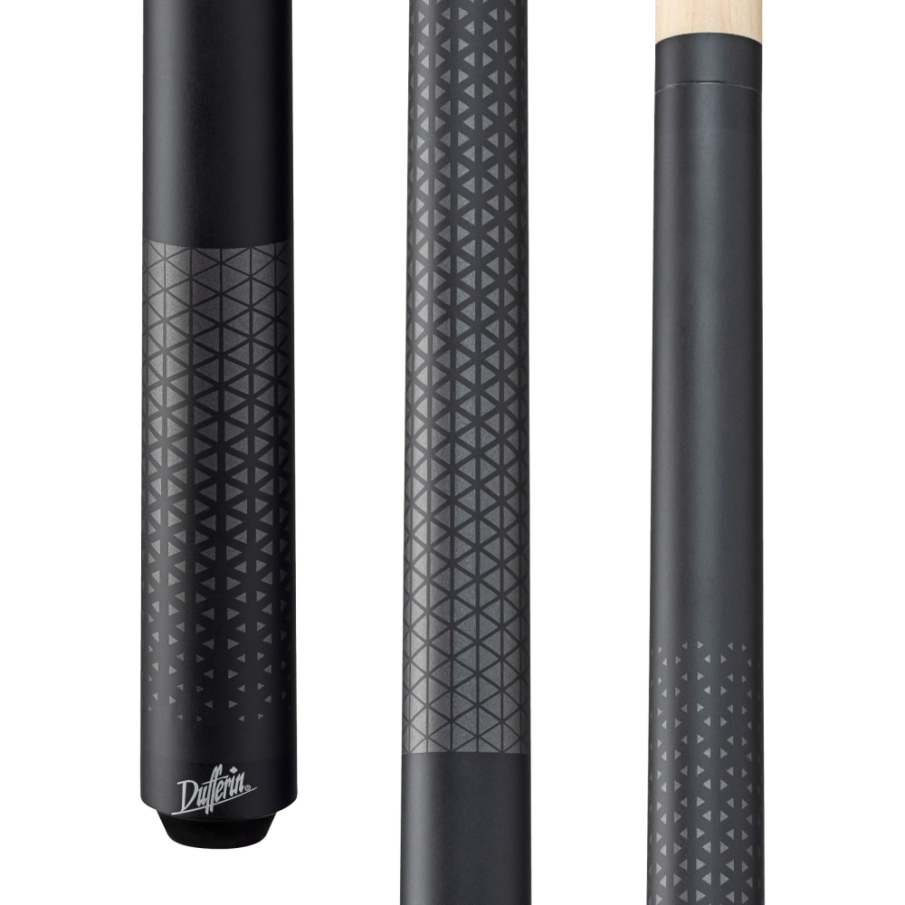 Dufferin Gunmetal Triangle Wrapless Cue