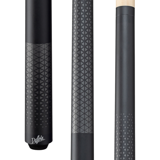 Dufferin Gunmetal Triangle Wrapless Cue