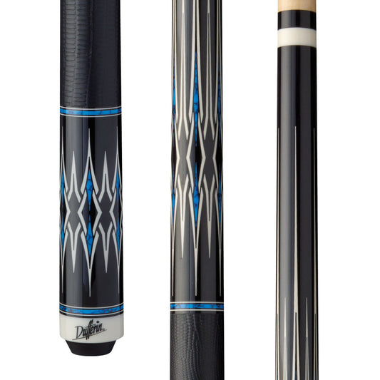 Dufferin Blue Ridge Cue with Embossed Leather Wrap (D-503)