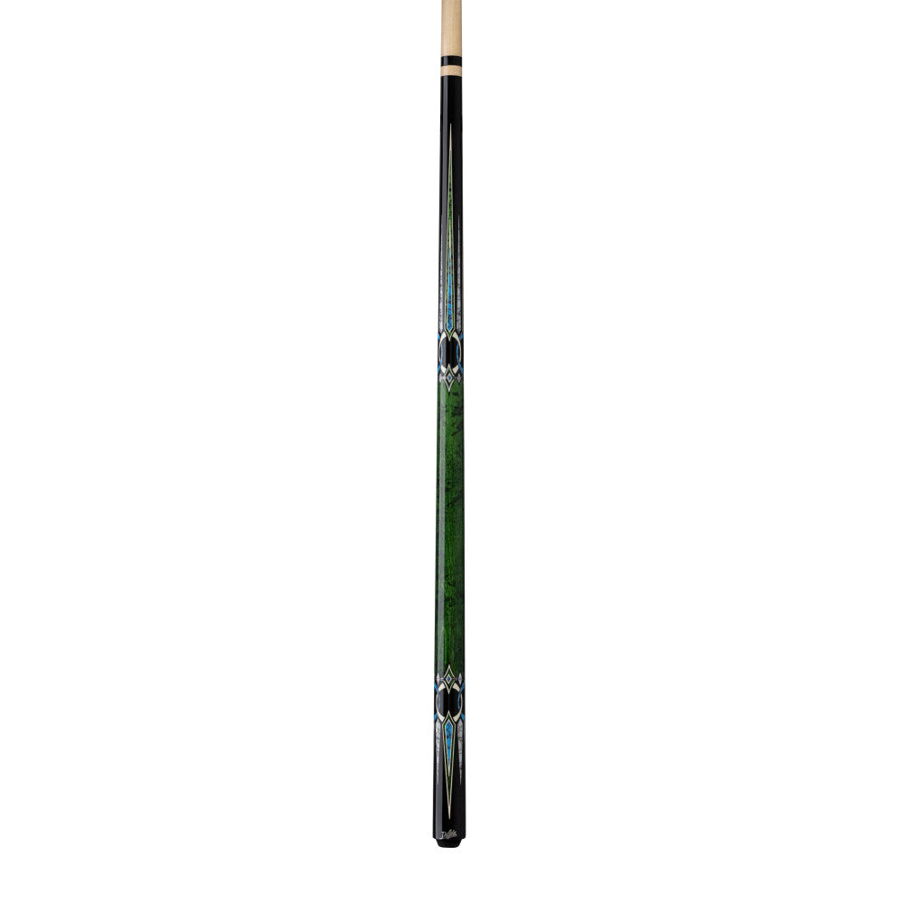 Dufferin Green Stain Curly & Blue Recon Wrapless Cue (D-547)