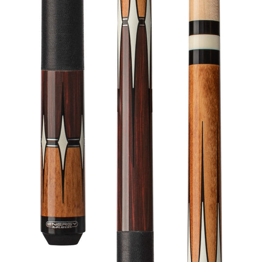 Energy By Players Maple & Rengas Cue with Black Linen Wrap (HC19)