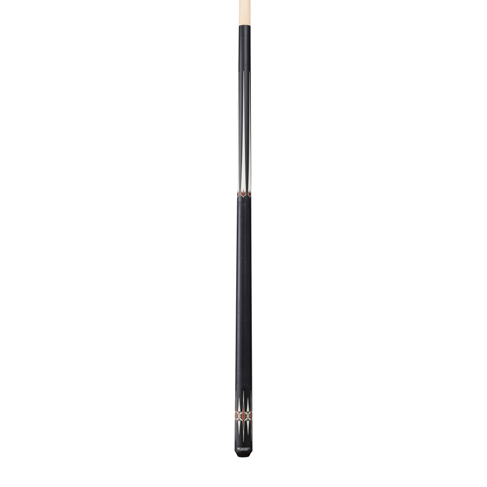 Energy By Players Matte Black/White with Cocobolo Cue with Black Linen Wrap (HC21)