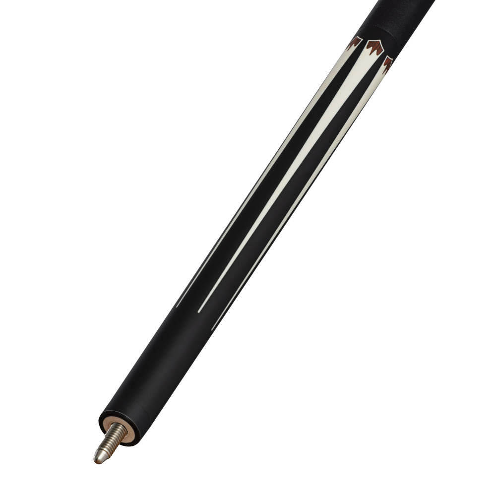 Energy By Players Matte Black/White with Cocobolo Cue with Black Linen Wrap (HC21)