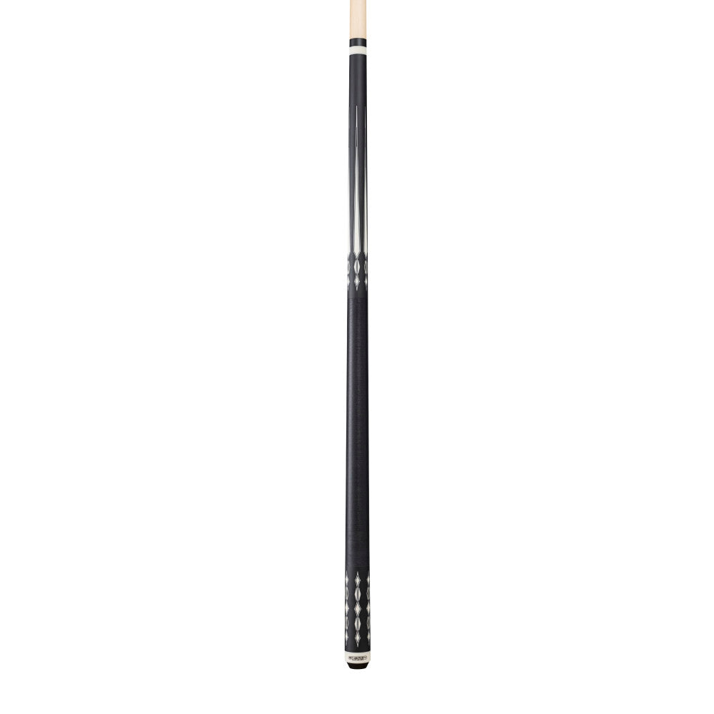 Energy By Players Matte Black/White with Silver Cue with Black Linen Wrap (HC20)