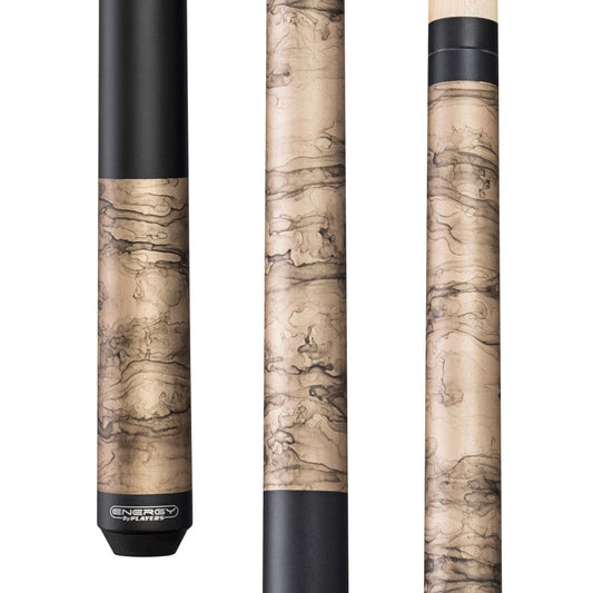 Energy by Players Matte Champagne Smoke Wrapless Cue (ENS2)
